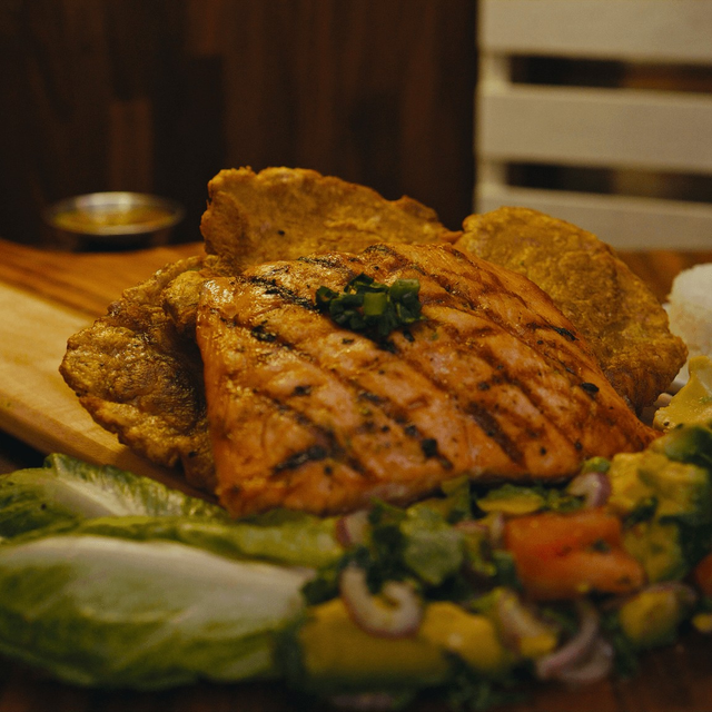 Salmón a la Plancha.