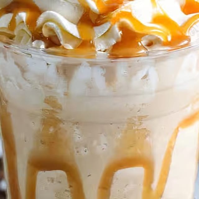 Caramel Frappe.
