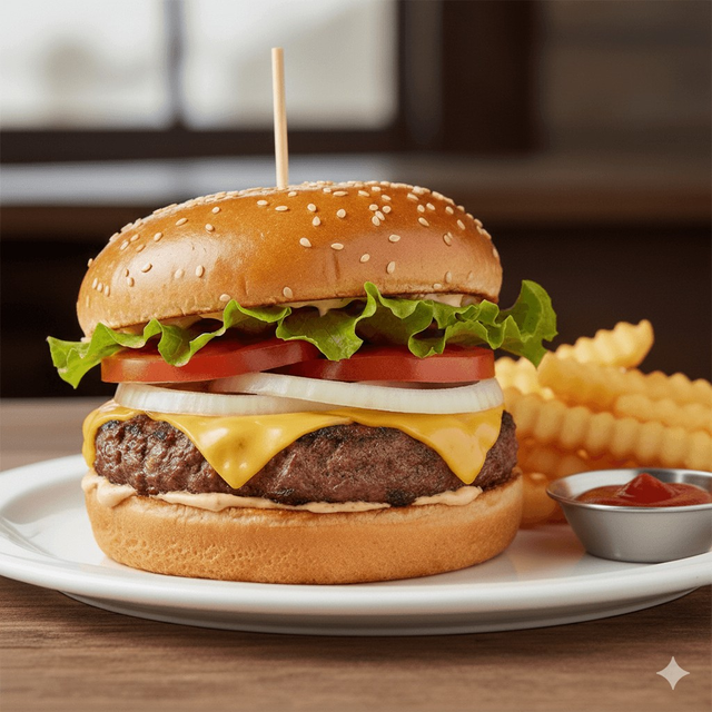 Cheeseburger & Fries.