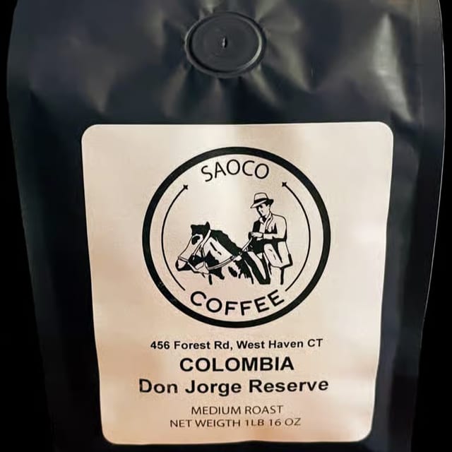 Colombian Coffee Don Jorge.