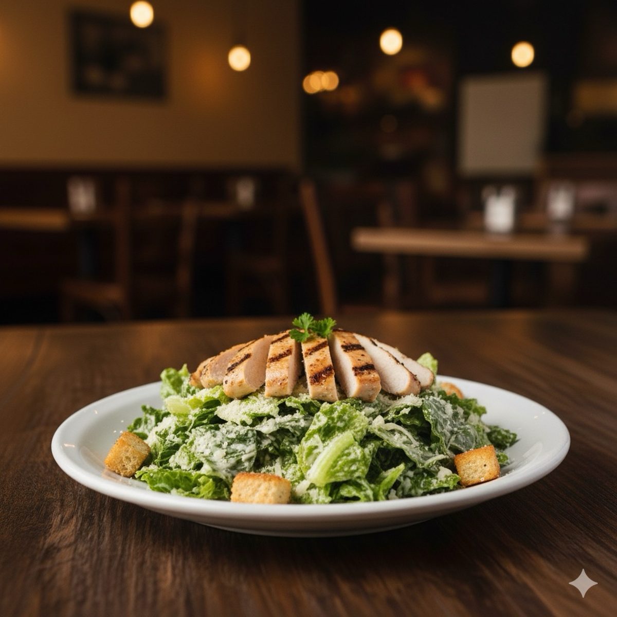 Ensalada César Con Pollo/Caesar Salad