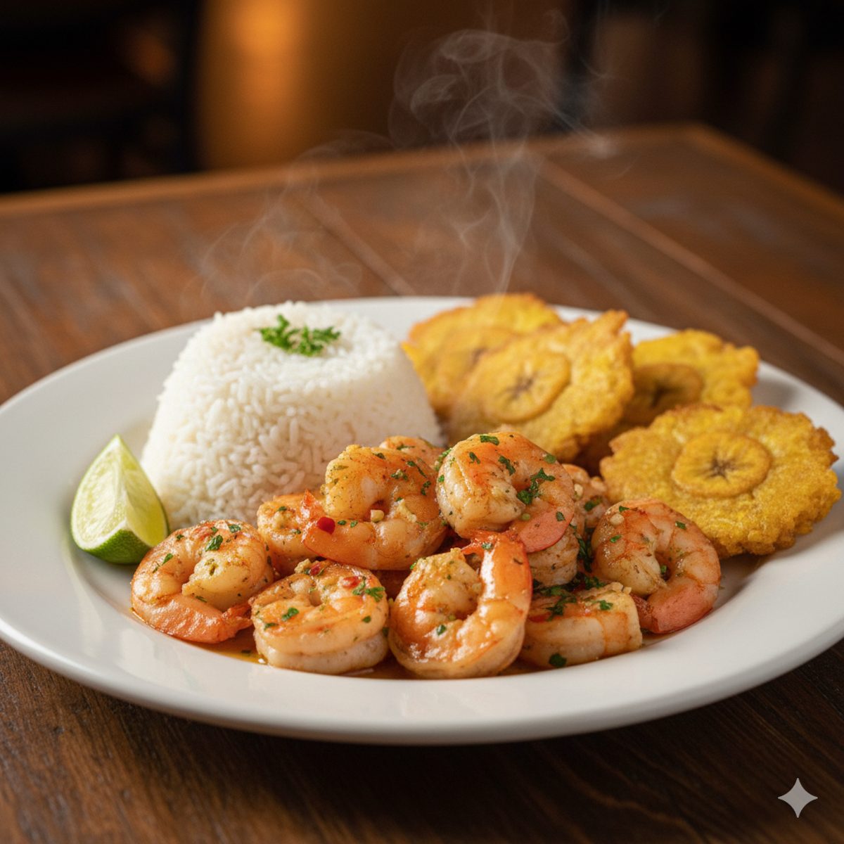 Camarones Al Ajillo/Shrimp In Garlic Sauce